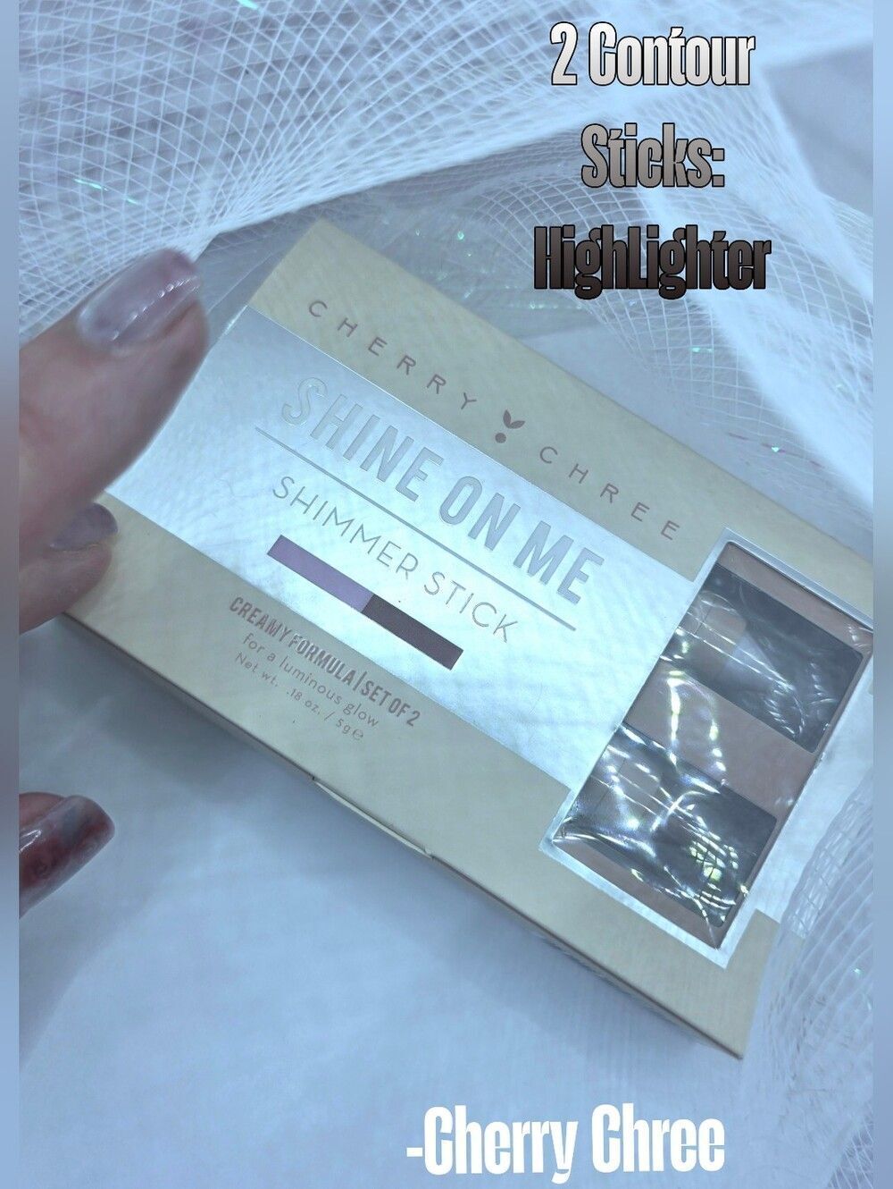 2 Pak - Shine On Me Shimmer Sticks For Facial Filling & Finisher